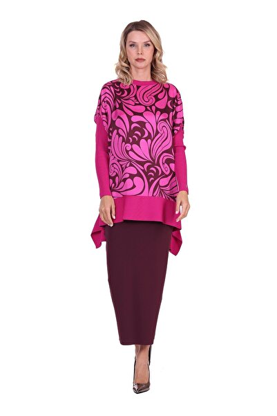Invee Mendil Tunic Fuchsia