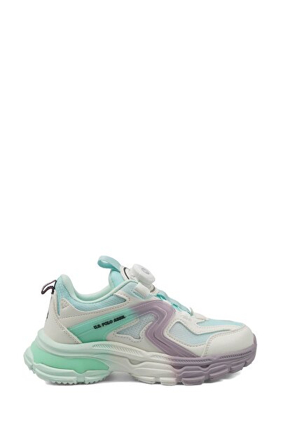 U.S. Polo Assn. TULLY JR 6FX Beyaz Kız Çocuk Spor Ayakkabı