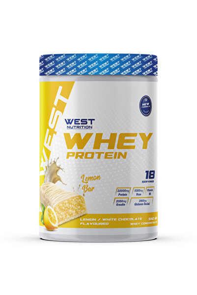 West Nutrition Whey Protein Tozu 540 gr 18 Servis Limonlu Bar Aromalı