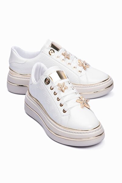 Mubiano Γυναικεία αθλητικά παπούτσια με χοντρή σόλα Αθλητικό παπούτσι Gold St...