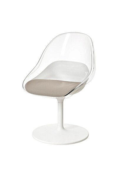 IKEA BALTSAR dönen sandalye , beyaz