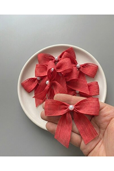 Massaltay Panglică de in cu perle 15 bucăți Decor pentru nuntă, Henna, Baby M...