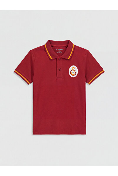 LC Waikiki Tricou pentru băieți Peak New Season Polo Neck cu imprimeu