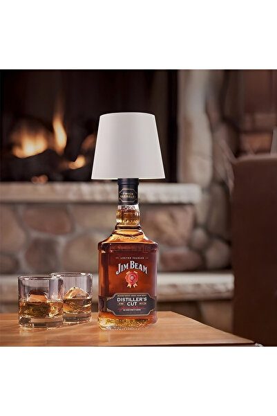 bakgelal Dekoratif LED Şişe Lambası Başlığı Beyaz Şişeye Takılan Abajur Apara...