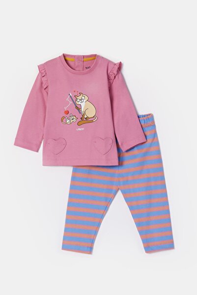 Woody Türkiye Cotton Pack Baby Girl Pajamas