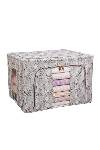 Avaleea Storage Box, 66L, Textile Material, 50 x 40 x 33 cm, for Clothes and ...