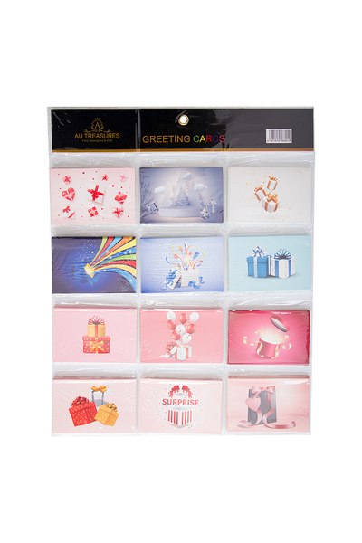 decotoys Mini felicitari 72/set