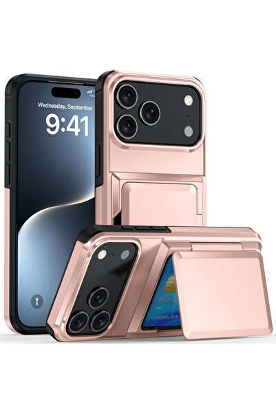 Avaleea Husa de Protectie compatibila Apple iPhone 17 Pro, Compartiment pentr...