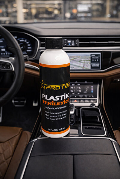 PROTEK PLASTİK YENİLEYİCİ BAKIM SÜTÜ VE MİKROFİBER BEZ