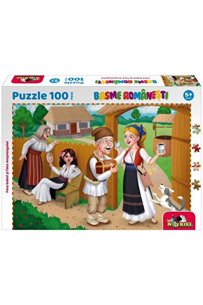 Noriel Puzzle 100 pieces, Romanian Fairy Tales, The Old Woman's Face and the ...