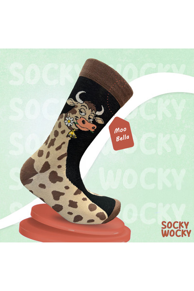 Socky Wocky Unisex Cotton socks with Printed