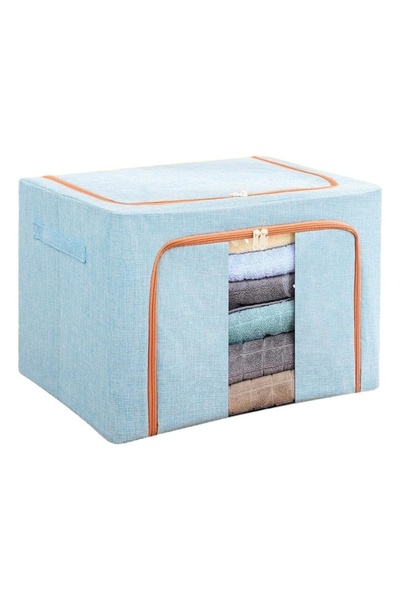 Avaleea Foldable storage box, With zipper, 100 L, Textile, 60x42x40 cm, Metal...