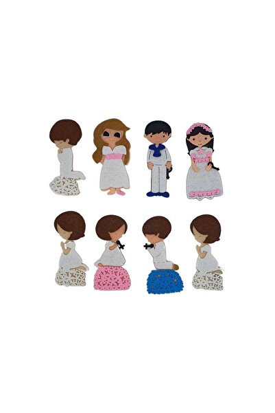 decotoys Figurina fetru 8/set fata