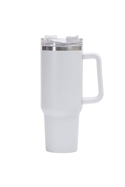 Avaleea Cana termos din plastic, pentru bauturi calde si reci, cu maner, 9.9x...