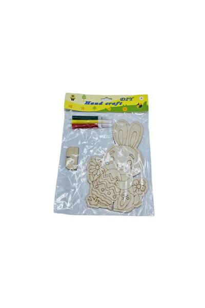 decotoys Figurina lemn de pictat paste XL