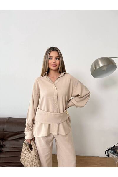 ABAS Yeni Sezon & Yeni Model Tensel Gold Düğmeli Takım