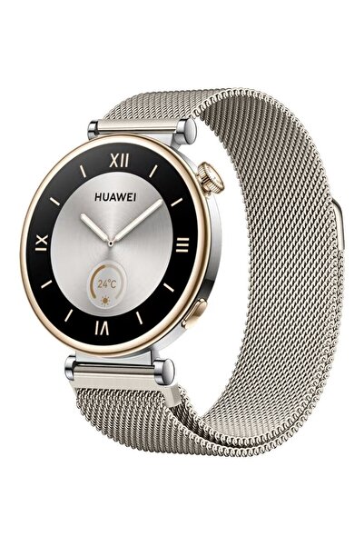 SilverCars Huawei Watch GT6 41mm / GT5 Pro 42mm / GT5 / GT4 41mm Uyumlu 18mm ...