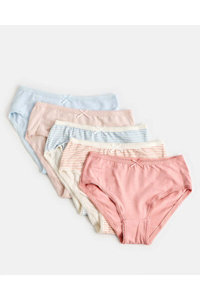 REDTAG مجموعة متنوعة من 5 سراويل داخلية مطبوع للبنات