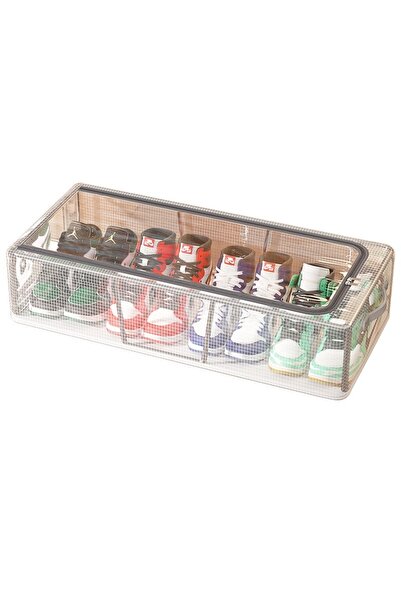 Avaleea Shoe storage box, 60x30x16 cm, waterproof PVC mesh, foldable, bidi zi...