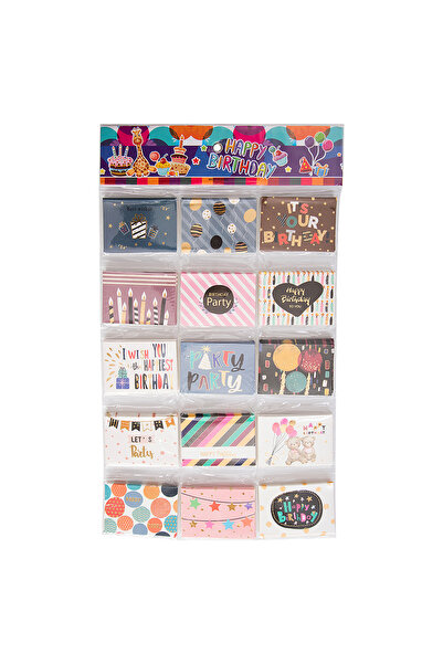 decotoys Mini felicitari party 120 /set