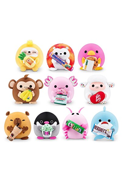 5Surprise Snackles - Jucarie de plus colectibila S2W1, 35 cm