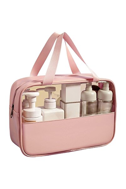 Avaleea Cosmetic bag, for travel or organization, 26 x 15 x 10 cm, pink