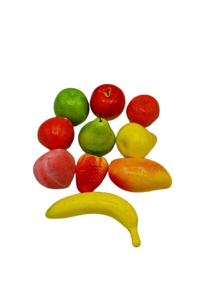 decotoys Fructe polistiren 10/set