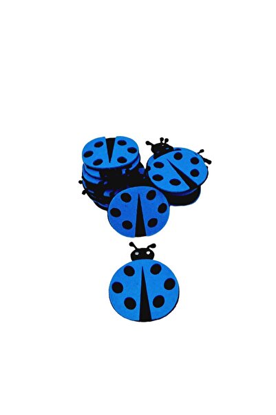 decotoys Figurina fetru gargarita albastra 50/set