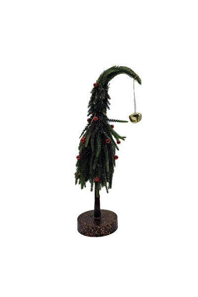 decotoys Brad împodobit pentru masa 40cm