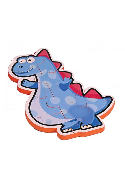 Avaleea Maxi Puzzle - Dinosaur, 10 large pieces, 2+ years, Blue