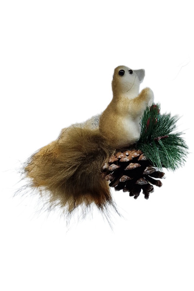 decotoys Veverițe decorative 11cm