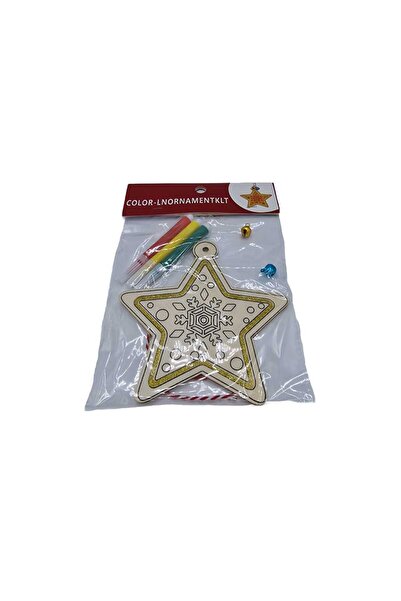 decotoys Figurina de pictat stea 1ps