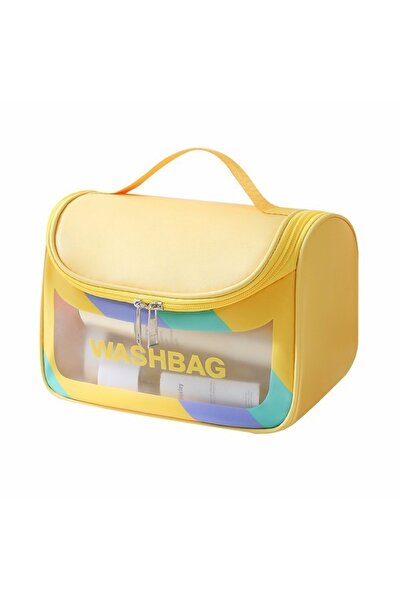 Avaleea Waterproof Travel Cosmetic Bag, Translucent, Matte, 22 x 16 x 14 cm, ...