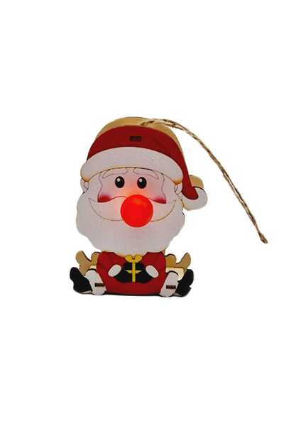 decotoys Ornament casuta cu led de Craciun