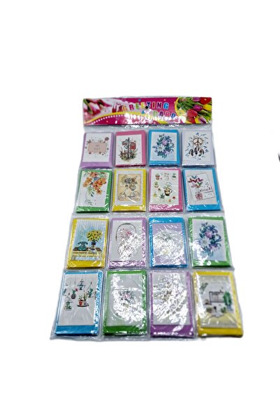 decotoys Mini felicitari cu plic 128/set