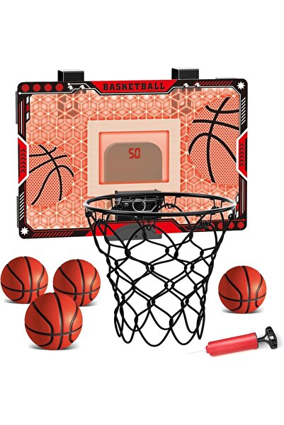 Avaleea Basketball hoop toy, scoreboard with electronic display, 2 game modes...
