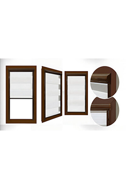 Kadir Mefruşat Pen Kasa Zebra Perde Cam İçi Pileli Zebra Perde (Adet Fiyatdır...