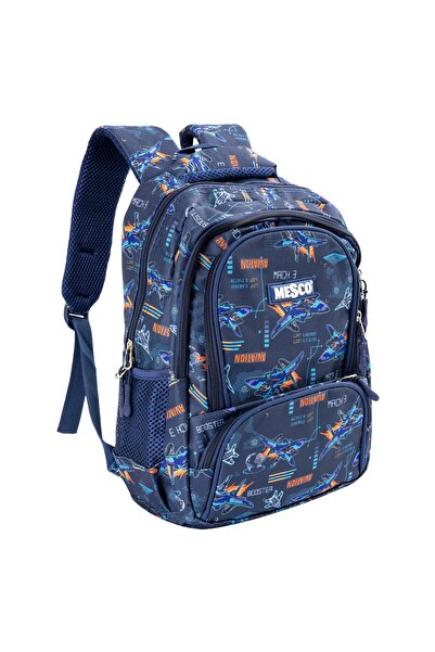 Mesco School bag 4 compartmentsAirplanesMulticolor38 x 25 x 15 cm