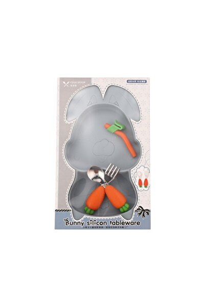 Avaleea Set diversificare bebelusi, din silicon, in forma de morcov 4 piese, ...