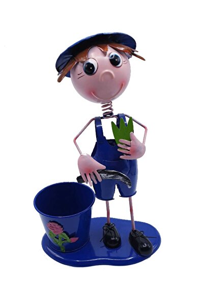 decotoys Ghiveci decorativ din metal