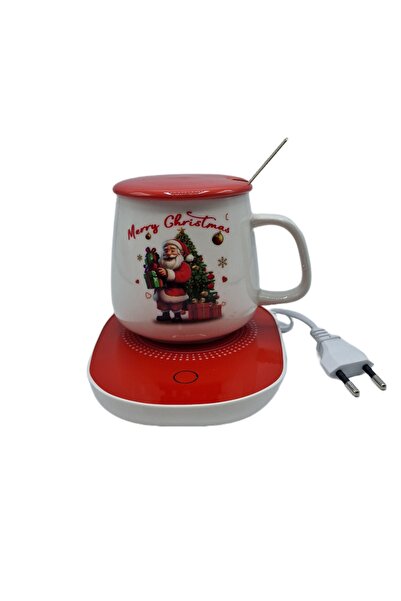 decotoys Cana ceramica de Crăciun cu încălzitor