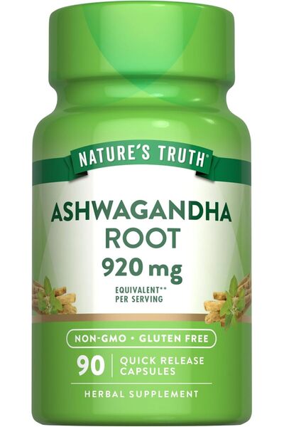 Nature's Truth Ashwagandha Dietary Supplement, 920 mg, 90 Capsules