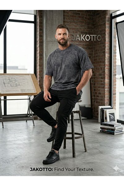 JAKOTTO Vintage Batik Print Short Sleeve T-Shirt