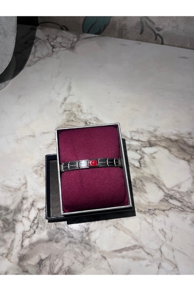 MODA Kararmaz, Çelik, Türk Bayraklı Charm