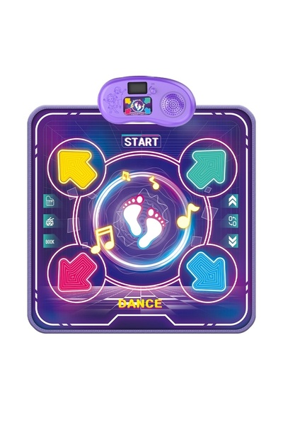 Avaleea Covor Muzical de Dans, Covoraj interactiv, 4-6 Ani, Bluetooth, 4 Modu...