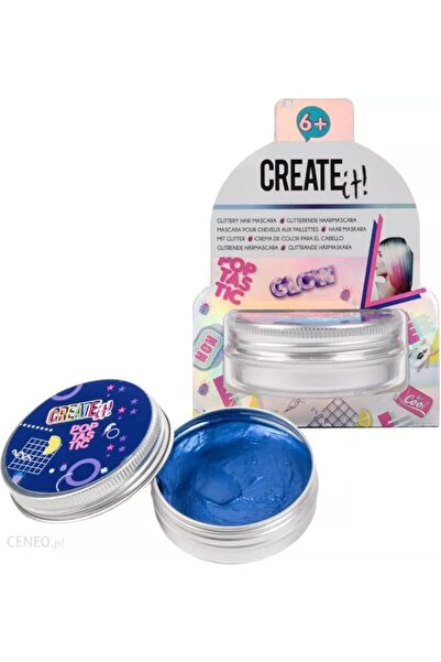 Create It Mascara pentru par cu sclipici pentru fetite Create It! Albastru