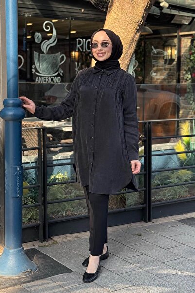 FUAT GÜRSEN FUAT GÜRŞEN Tunik 26Y-5312 Siyah