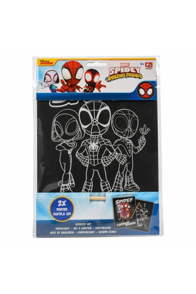 Disney Set of 2 scraper sheets, Spidey