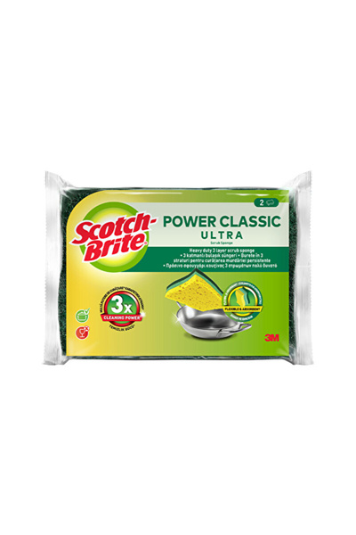 Scotch Brite إسفنجة كلاسيكية فائقة الجودة 2 قطعة (2PCS)