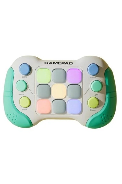 Avaleea Consola interactiva de jocuri, cu 6 butoane si 600 de niveluri, Verde...